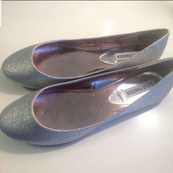Steve Madden P-Heaven Glitter Ballet Flats - Picture 3 of 4